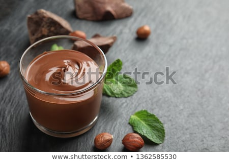 ストックフォト: Homemade Chocolate Pudding