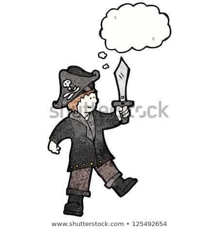 Man Dressed As A Pirate Zdjęcia stock © lineartestpilot