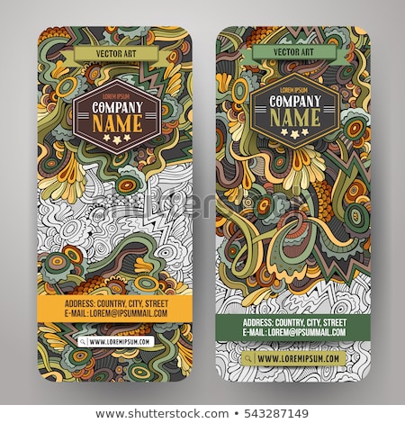Zdjęcia stock: Two Vertical Banners With Nature