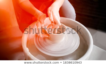 Stock photo: Work With Clay