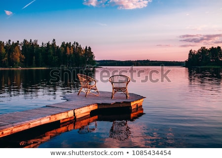 Stock photo: Calm Lake In The Wilderness