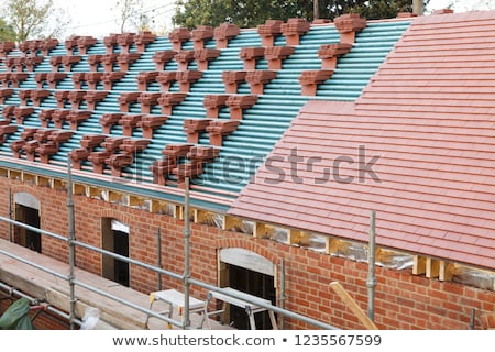 Foto d'archivio: Stacked Roof Tiles