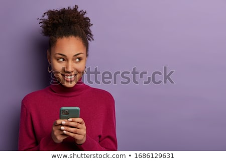 Stock photo: Thoughtful Young African Lady Looking Aside