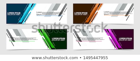 ストックフォト: Four Background Templates With Different Color Papers