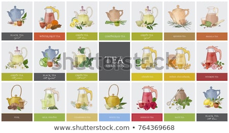 ストックフォト: Various Tea And Teapot