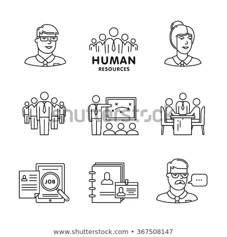 ストックフォト: Speaker Human Talent Icon Vector Illustration