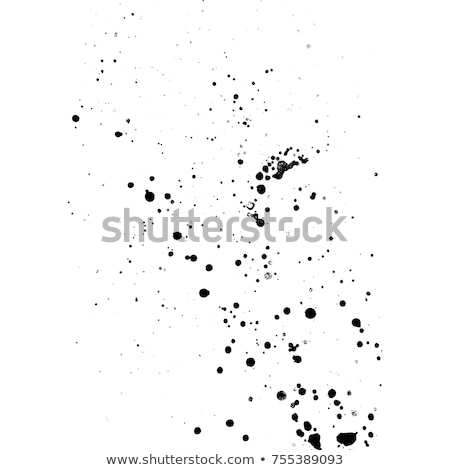 Stock foto: Black Paint Splatters - Set Of Decorative Design Elements