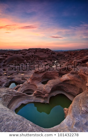 Stock photo: Sampanbok In Mekong River Ubon Ratchathani Thailand