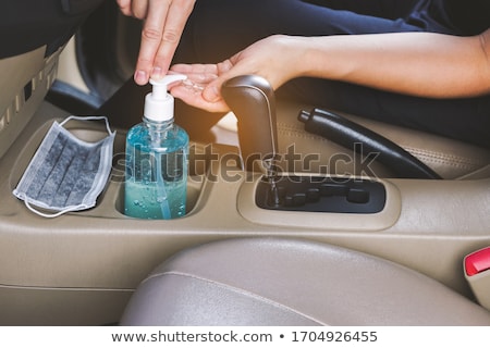 Foto stock: Getting Out Of The Car