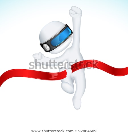3d Man In Leaping Pose ストックフォト © Vectomart