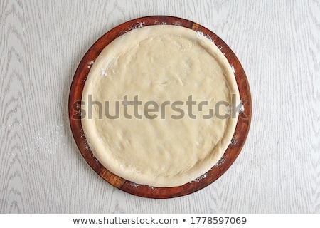 Stockfoto: Pizza Dough And Ingredient