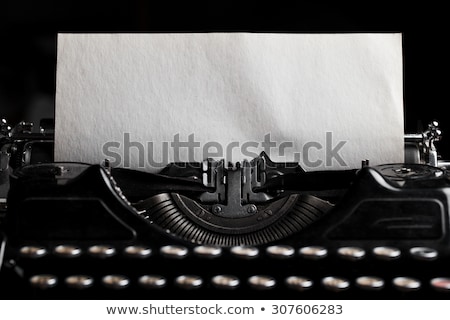 Stock photo: Typewriter