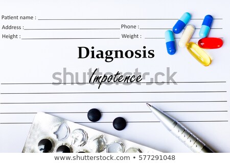 Stock fotó: Impotence Diagnosis Medical Concept