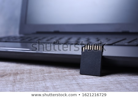 Stock fotó: Micro Sd Card And Adapter