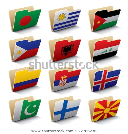 [[stock_photo]]: Folder With Flag Of Iceland