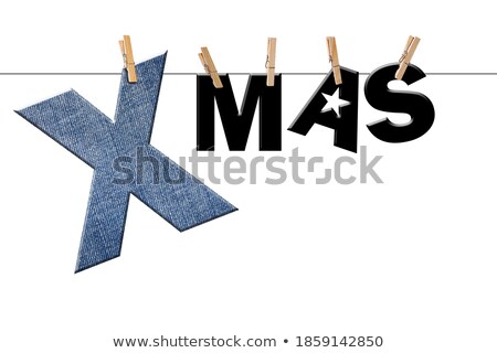 Foto stock: Clothespin Letter X
