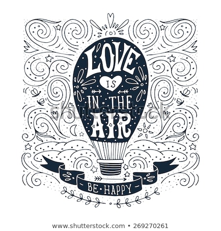 Stockfoto: Vector Hand Drawn Typography Poster