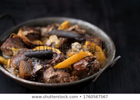 Zdjęcia stock: Rustic Traditional American Mexican Carnitas Pork Stew