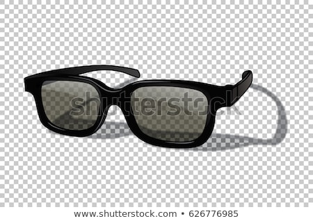 Foto stock: Modern 3d Cinema Glasses