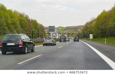 Stok fotoğraf: Highway Scenery In Southern Germany