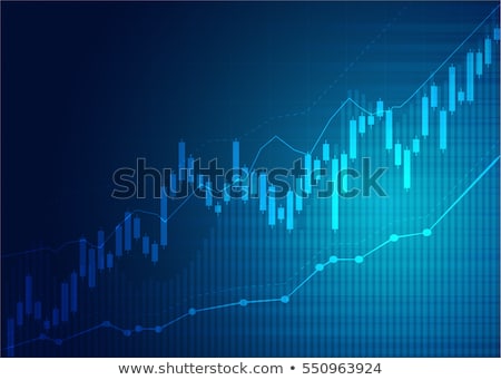 Stock photo: Business Growth Chart On Monitor