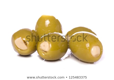 ストックフォト: Garlic Stuffed Olives