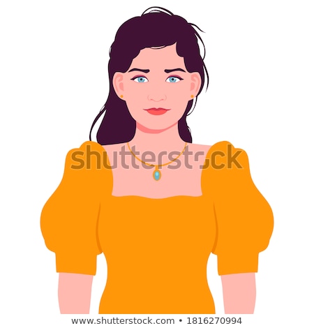 Stock fotó: Woman Portrait With Necklace
