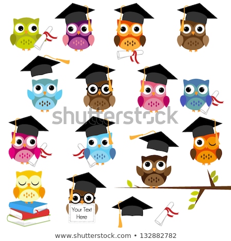 Stock photo: Owl Graduate