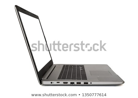 Foto stock: Modern Laptop Side View