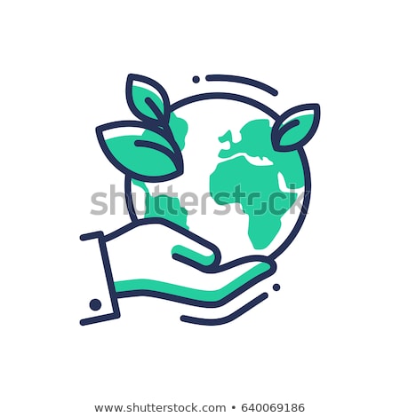 Stock foto: Info Green Vector Icon Design