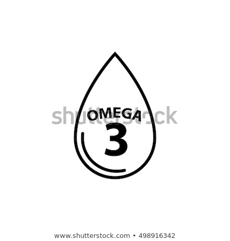 Foto stock: Omega 3 Icon