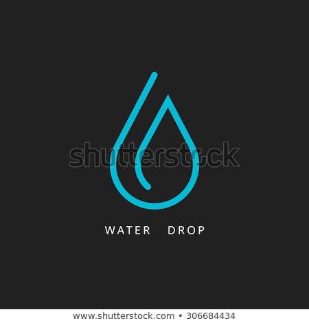 Stock fotó: Eco Water Logo Design Vector Template Water Drop Symbol Vector