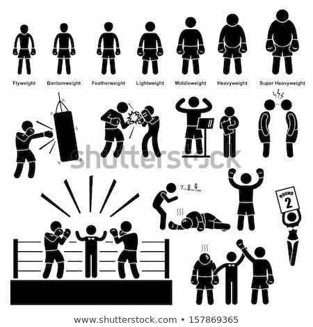 Foto stock: Light Boxing Icons