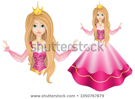 Zdjęcia stock: A Little Princess And A Doll