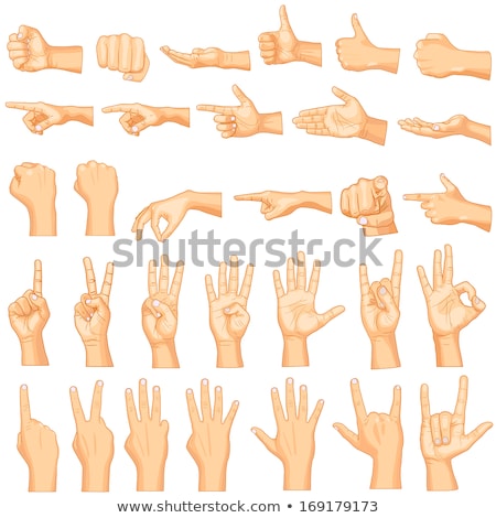 Hand Sign Collection Imagine de stoc © stockshoppe