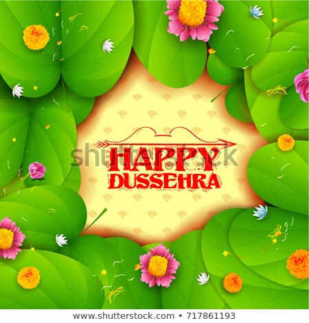 Stock photo: Sona Patta For Wishing Happy Dussehra