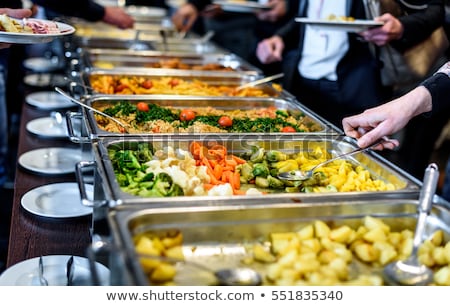 Stockfoto: Food Buffet In Restaurant