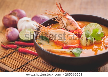 Foto stock: Tom Yum Traditional Thai Soup