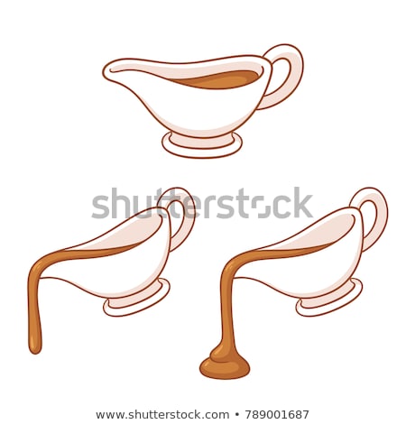 Stock fotó: Gravy Boat And Dinner