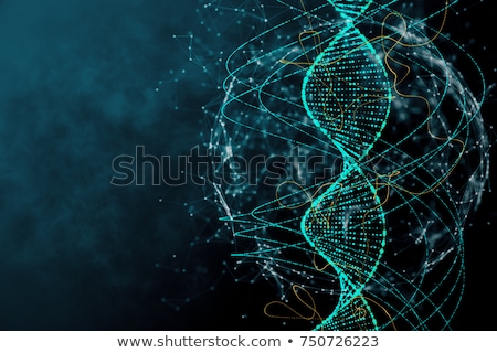 Stok fotoğraf: Digital Illustration Of Dna