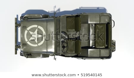 Zdjęcia stock: 3d Isolated Willys Jeep