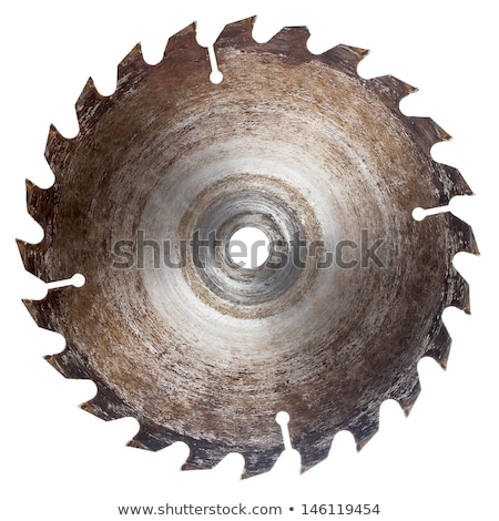 Old Rusty Circular Saw Blade Stockfoto © Taigi