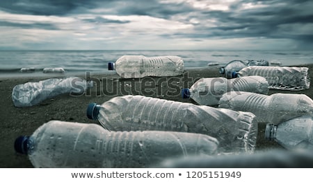 Stock fotó: Blue Plastic Bottle