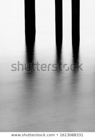 Stockfoto: Wooden Pylons