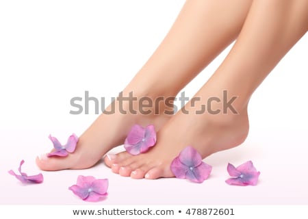 Stok fotoğraf: Woman Pedicure Isolated