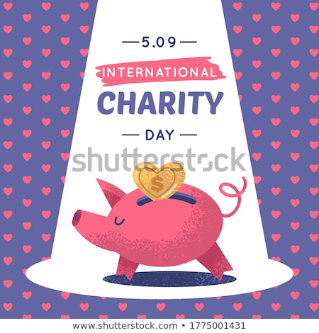 Stockfoto: Donate Violet Vector Icon Design