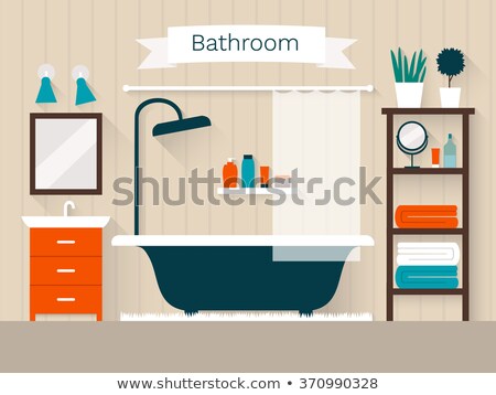 Stock photo: Flat Design Emerald Icon With Long Shadow