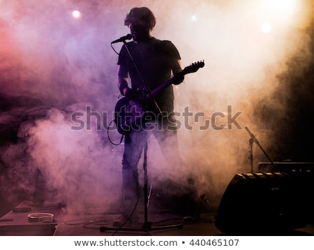 ストックフォト: Guitarist Performing On Stage