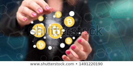 Stockfoto: Bitcoin Currency Concept