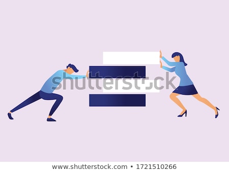 Stock photo: Gender Gap Idea